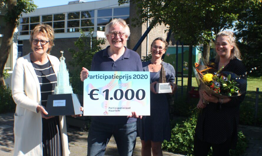 Uitreiking Participatieprijs 2020