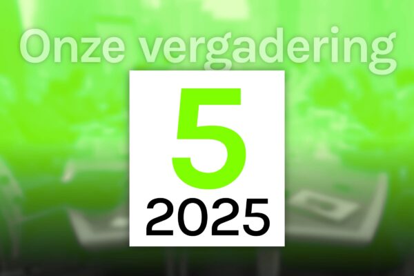 De onderwerpen op onze meivergadering