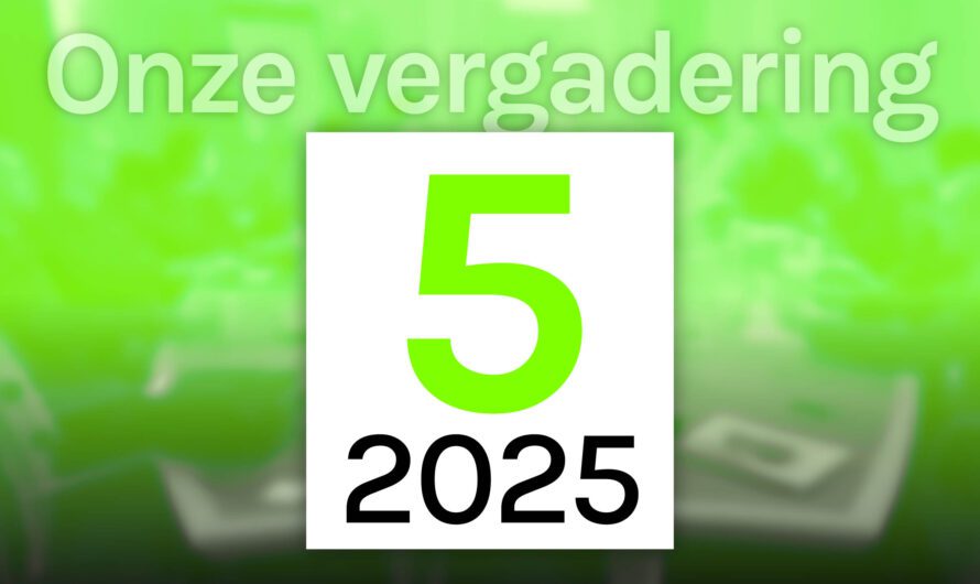 De onderwerpen op onze meivergadering