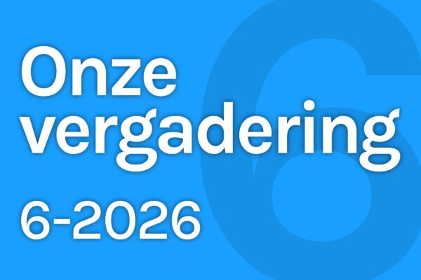 Wethouder Bas van Leeuwen op onze junivergadering