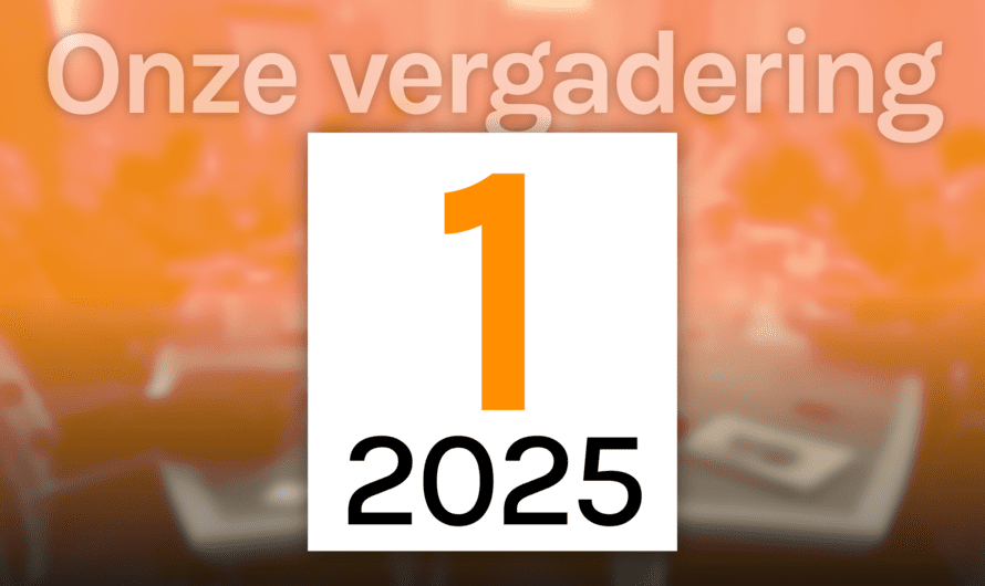 De Participatieraad start het nieuwe jaar weer op!
