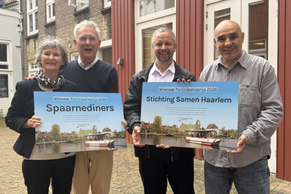 Stichting Samen Haarlem en Spaarnediners winnaars van de Participatieprijs 2026!