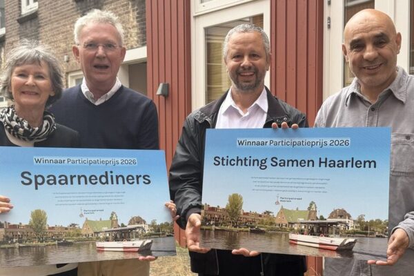 Stichting Samen Haarlem en Spaarnediners winnaars van de Participatieprijs 2026!